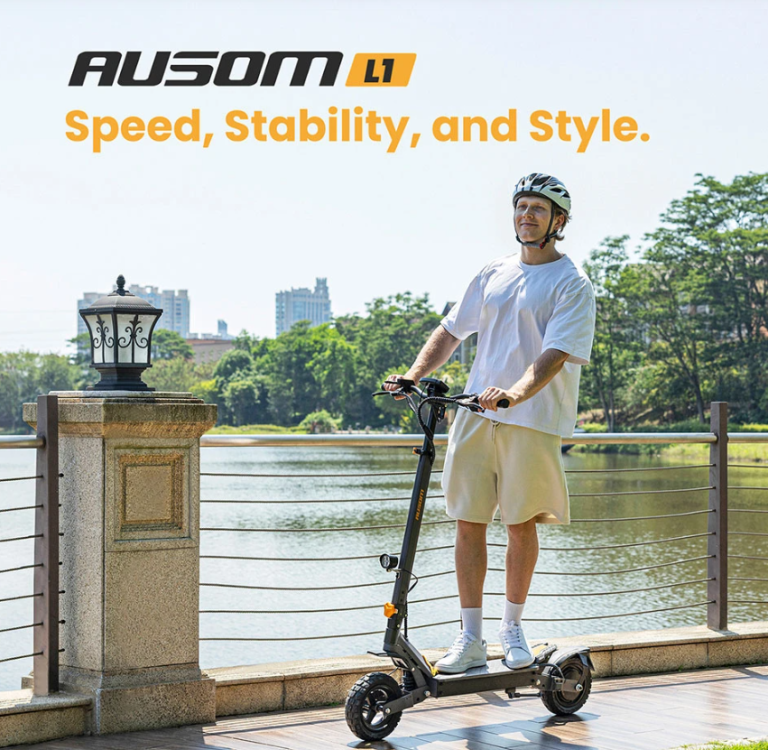 Ausom L1 – elektromos roller, ami dombokat fal reggelire 3