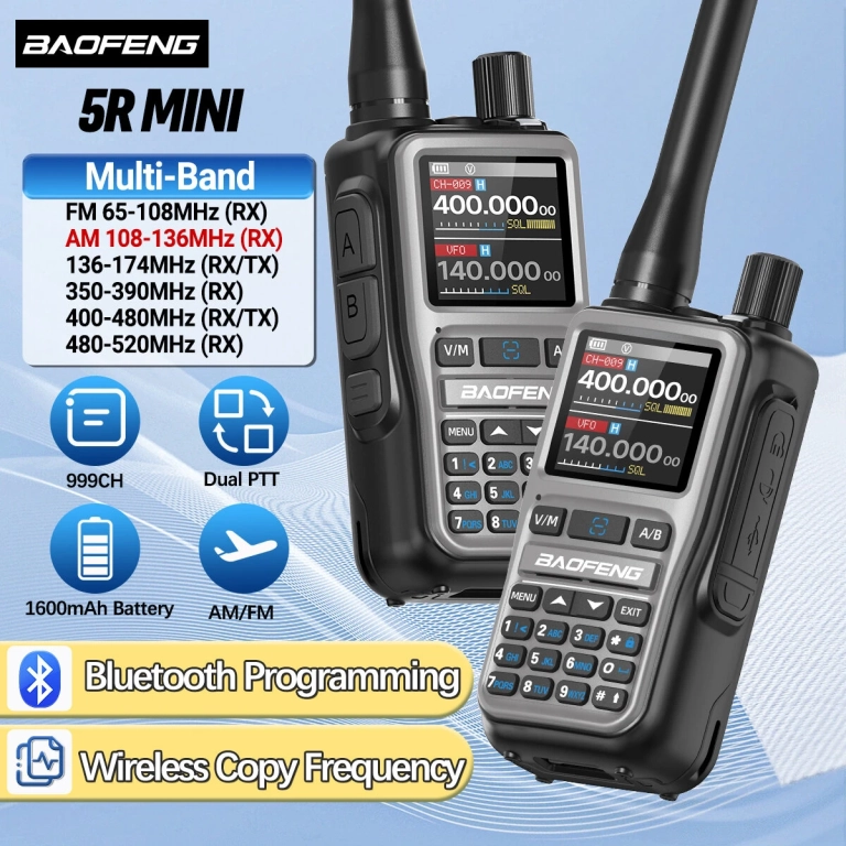 Baofeng UV-5R Mini: kézi rádió a hétköznapi kalandokhoz 9