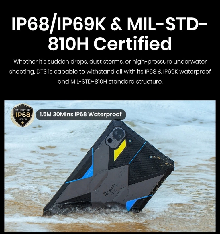 Fossibot DT3 tablet: munkaállomás és túlélőkészlet egyben 5