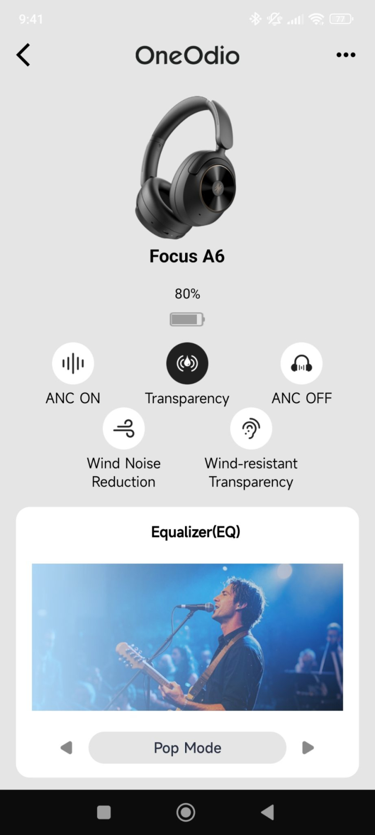 OneOdio Focus A6 Bluetooth fejhallgató teszt 19