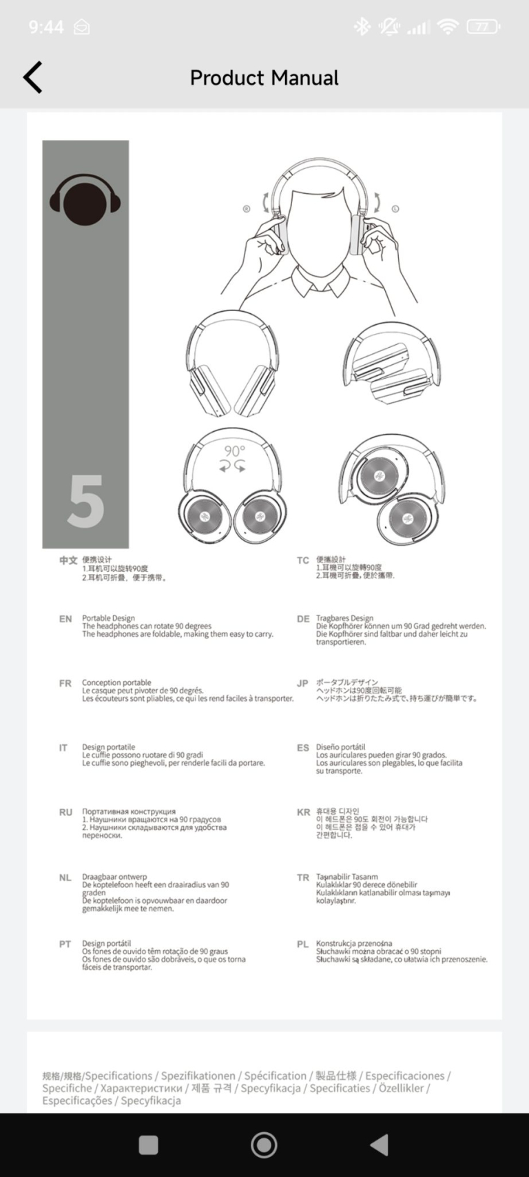 OneOdio Focus A6 Bluetooth fejhallgató teszt 38