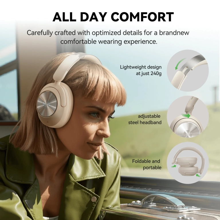 OneOdio Focus A6 Bluetooth fejhallgató teszt 48