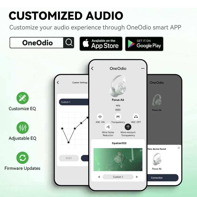 OneOdio Focus A6 Bluetooth fejhallgató teszt 46