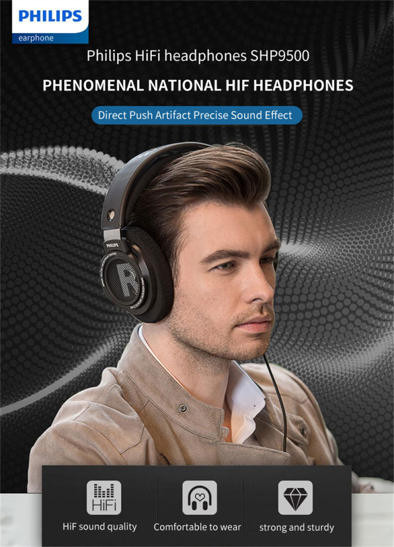 Philips SHP9500 fejhallgató: HiFi hangzás, sallang nélkül 3