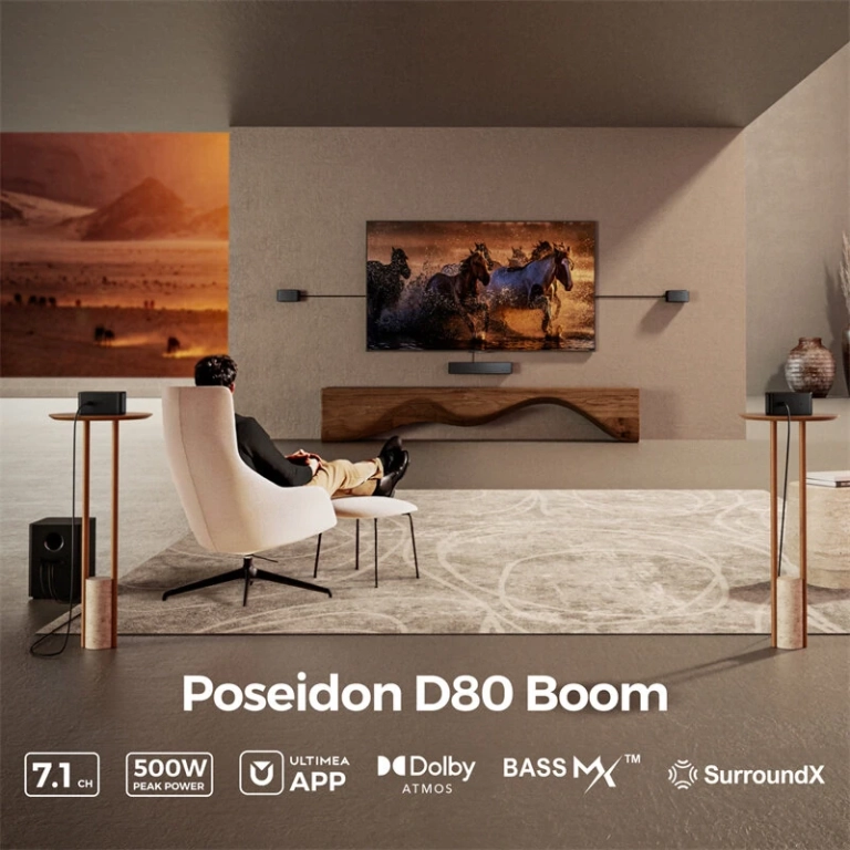 7.1 csatornás ULTIMEA Poseidon D80 Boom – Robbanó élmény 3