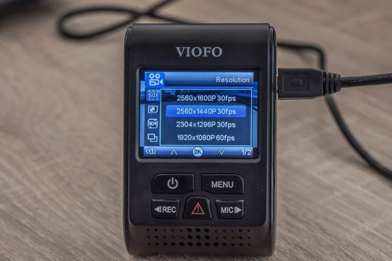 Prueba 119 del DVR del coche Viofo A3 V21