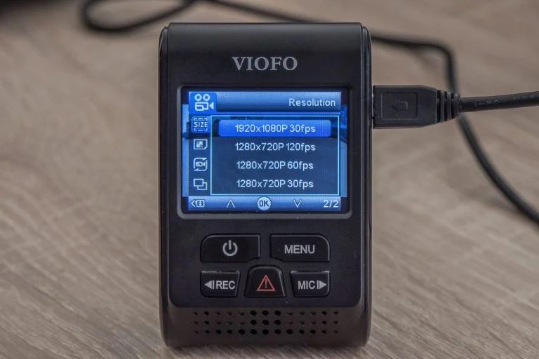 Prueba 119 del DVR del coche Viofo A3 V22