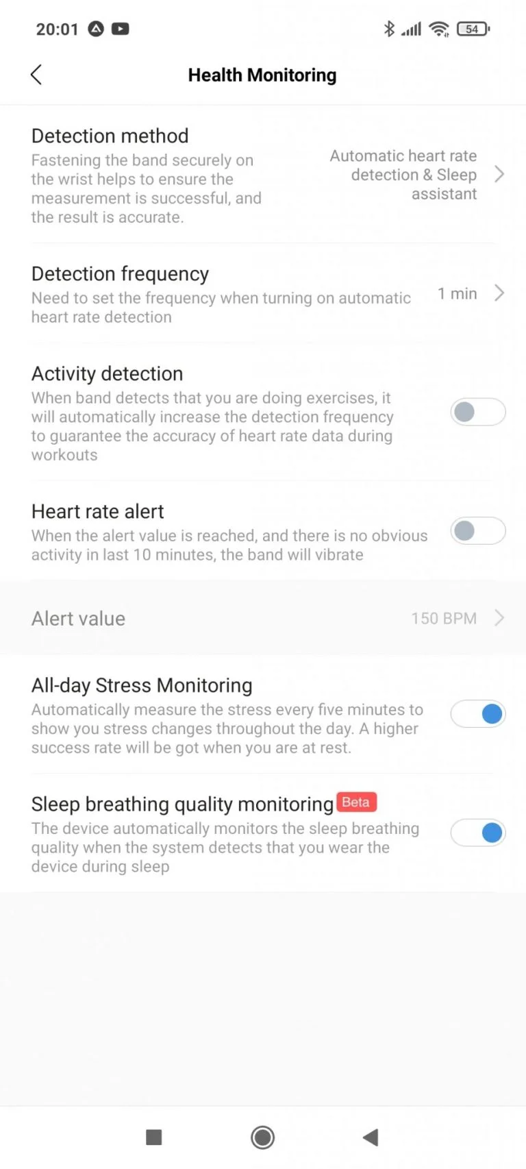 Test du compteur d'activité Xiaomi Amazfit Band 5 18