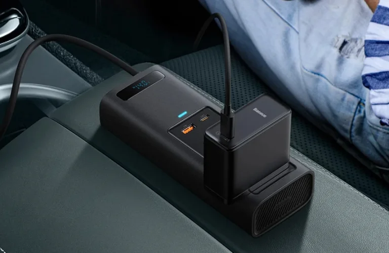 Baseus 150 W car inverter test