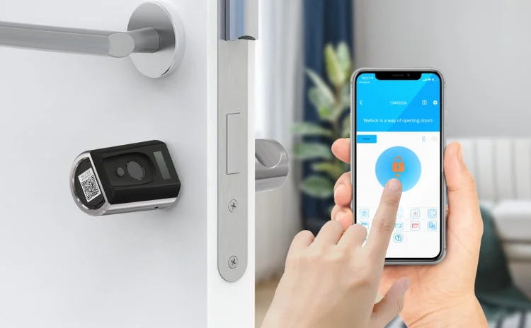 Prueba de bloqueo inteligente del lector de huellas dactilares Welock Touch41