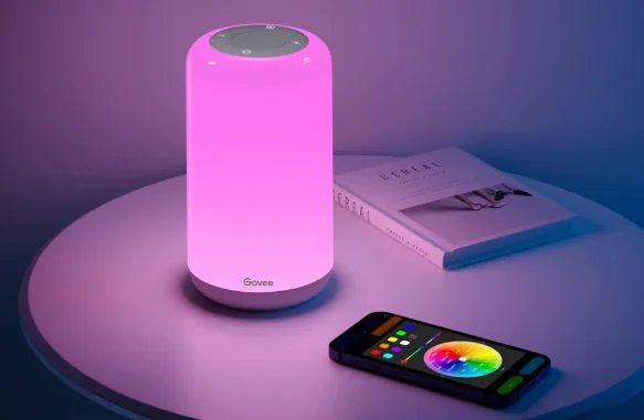 Govee Aura Lite lamp and Music Sync Box test