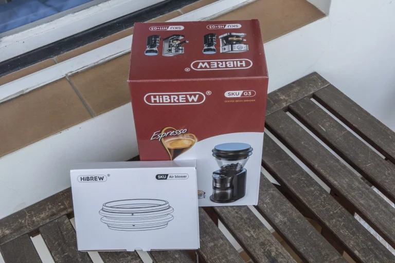 Hibrew G3 conical coffee grinder test 2