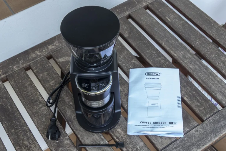Hibrew G3 conical coffee grinder test 5