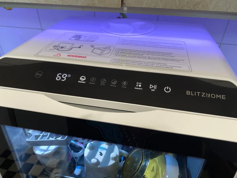 Prueba 1 del lavavajillas portátil BlitzHome BH-CDW16