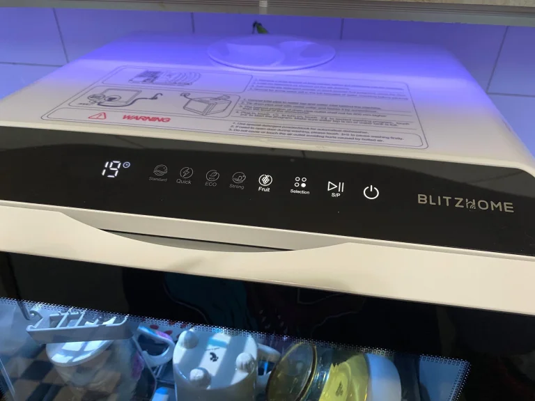 Prueba 1 del lavavajillas portátil BlitzHome BH-CDW20