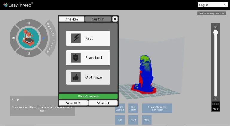 Prueba 7 de la impresora 3D EasyThreed K35