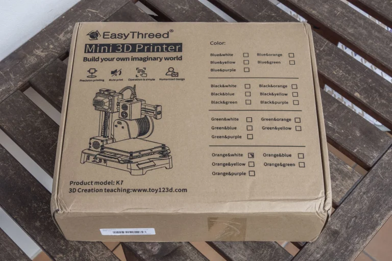 Prueba 7 de la impresora 3D EasyThreed K2