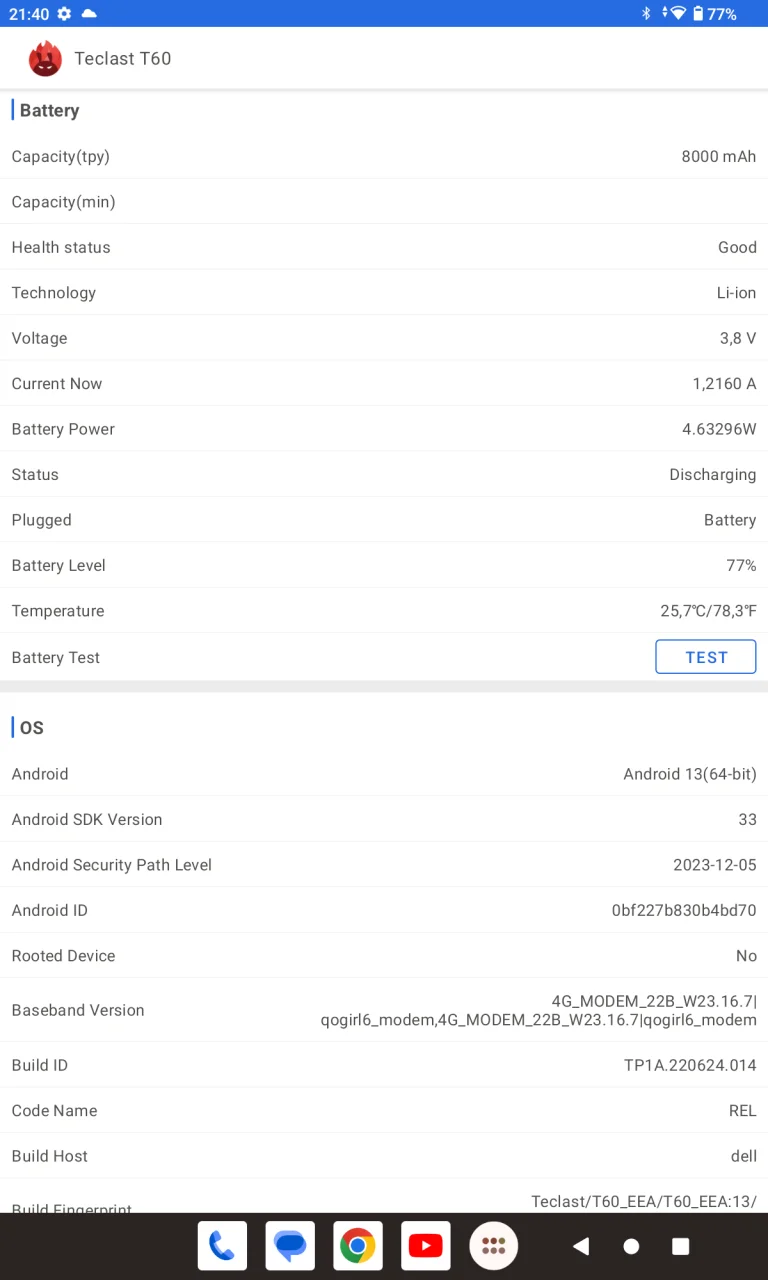 Teclast T60 tablet test /Updated/ 15