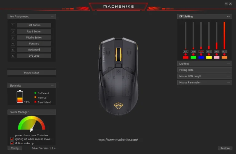 Prueba 7 del ratón gamer Machenike M29 Pro