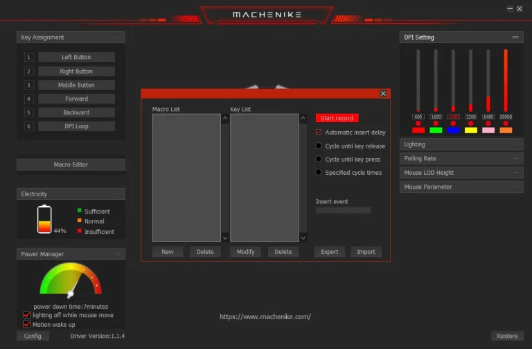 Prueba 7 del ratón gamer Machenike M28 Pro