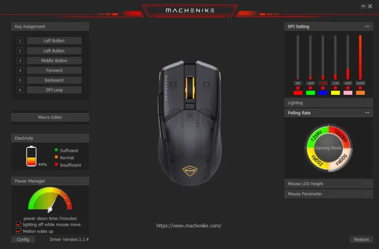 Prueba 7 del ratón gamer Machenike M21 Pro