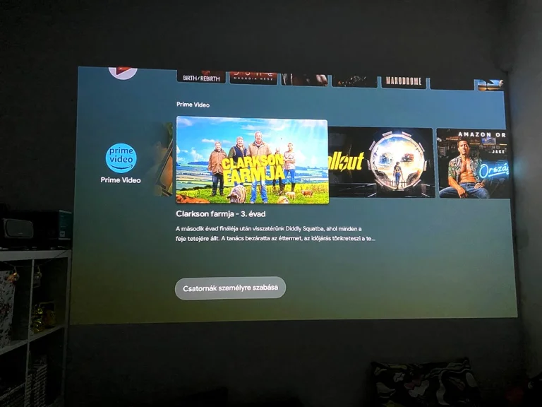 Prueba 1 del proyector Wanbo Mozart 12 Pro