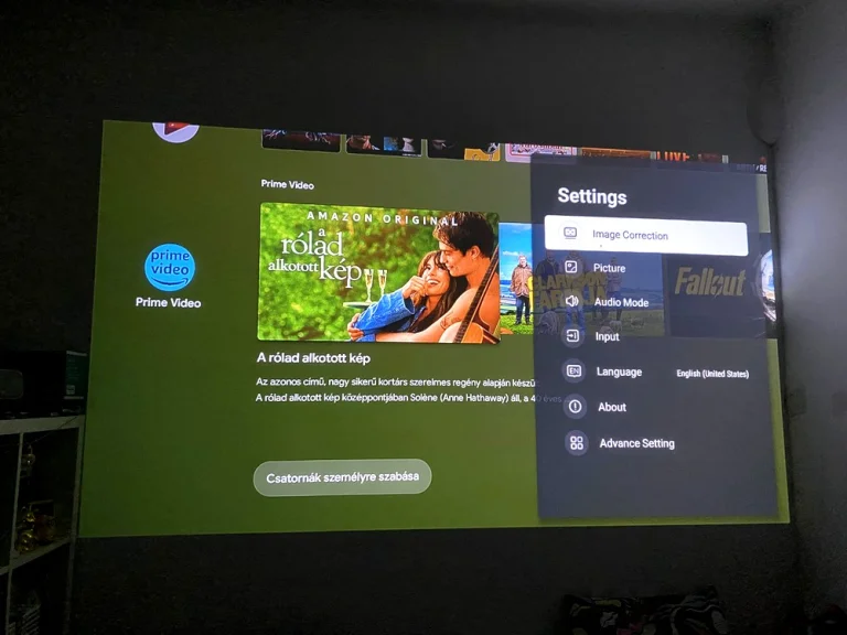 Prueba 1 del proyector Wanbo Mozart 17 Pro