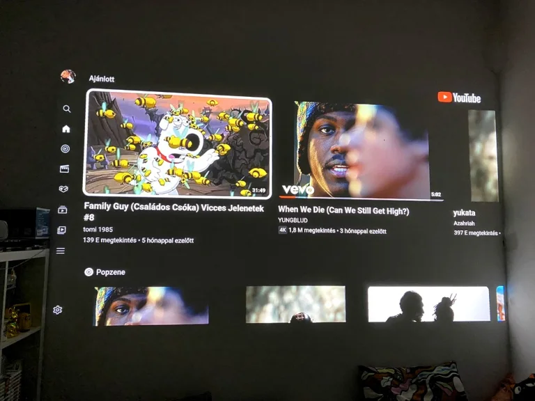 Prueba 1 del proyector Wanbo Mozart 20 Pro