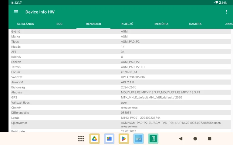 AGM Pad P2 tablet test 45