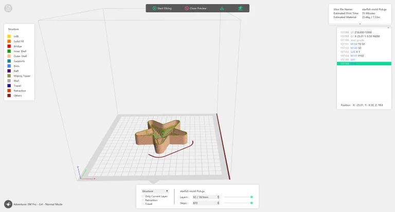 Test de l'imprimante 5D FlashForge Adventurer 3M Pro 46