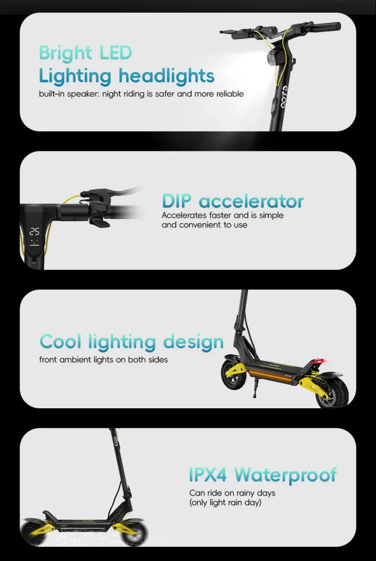 Prueba de scooter eléctrico OOTD S10 11