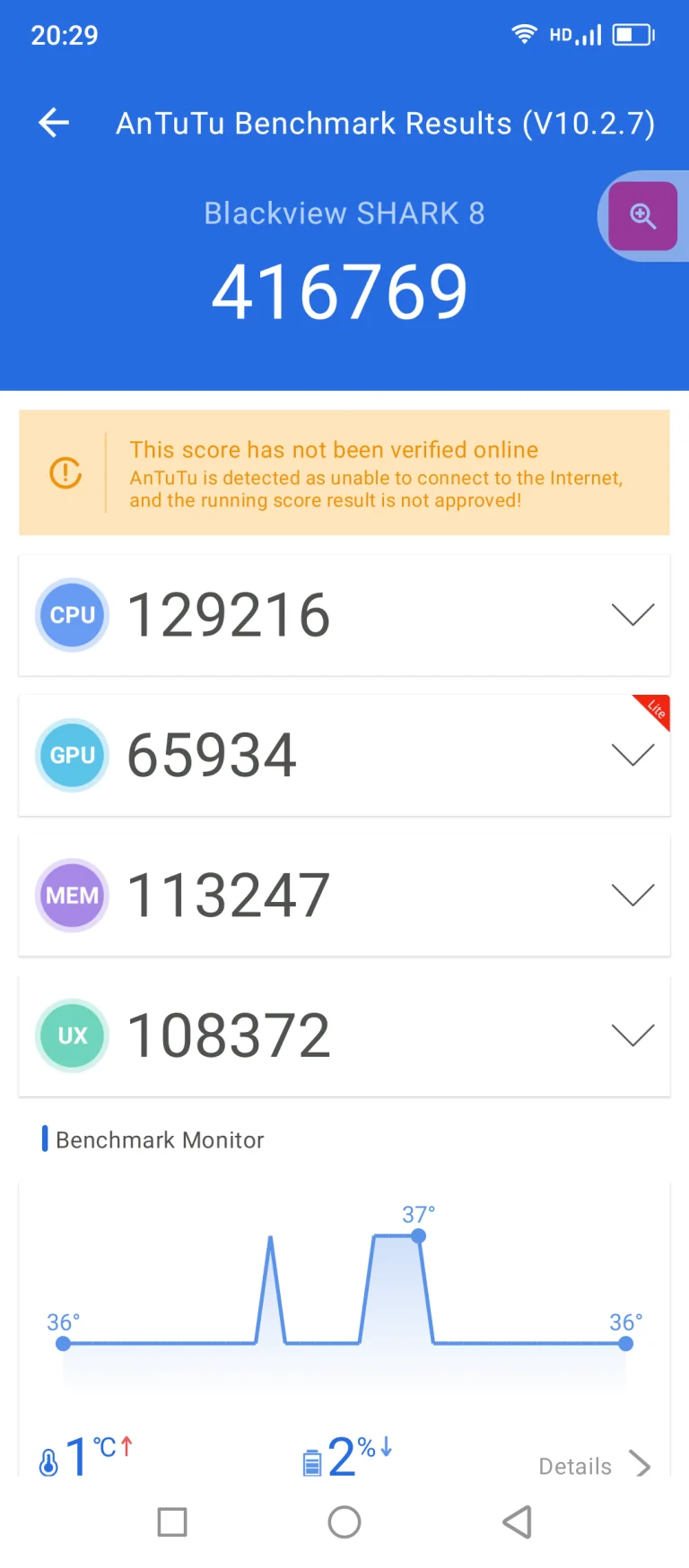 Blackview Shark 8 smartphone test 46