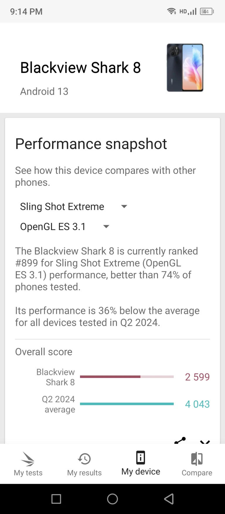 Blackview Shark 8 smartphone test 30