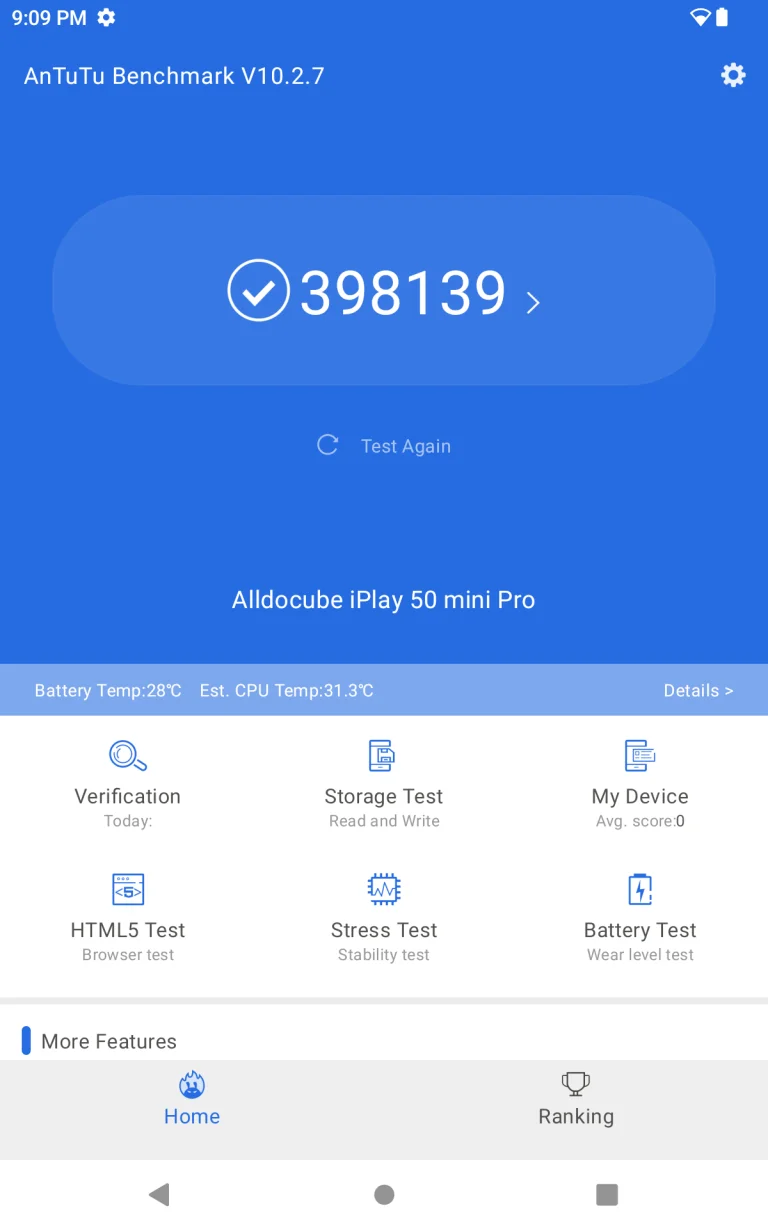 Alldocube iPlay 50 Mini Pro NFE tablet test 11