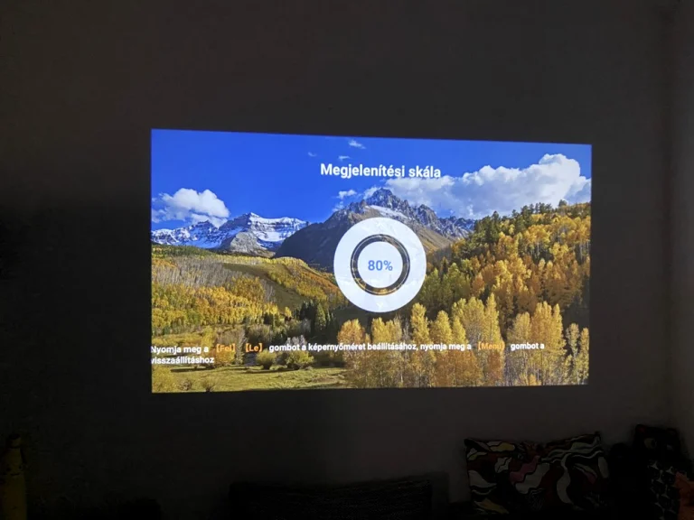 Prueba 1 del proyector Wanbo Dali 46