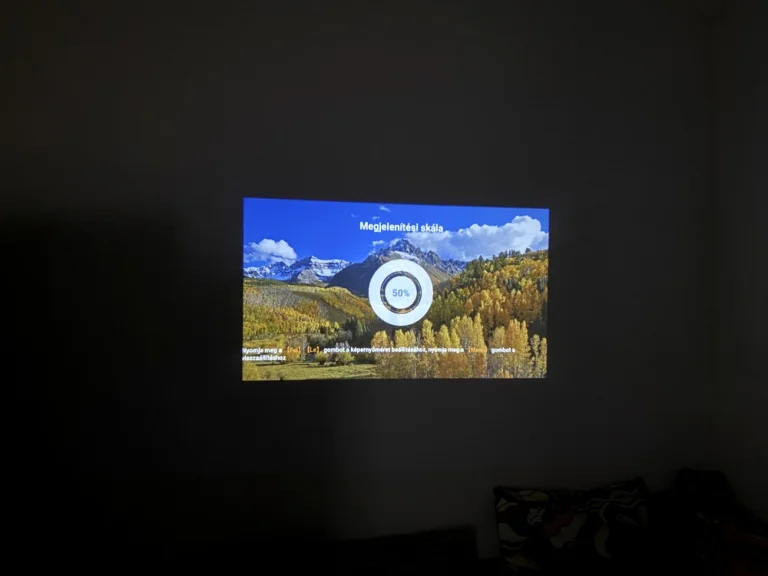 Prueba 1 del proyector Wanbo Dali 47