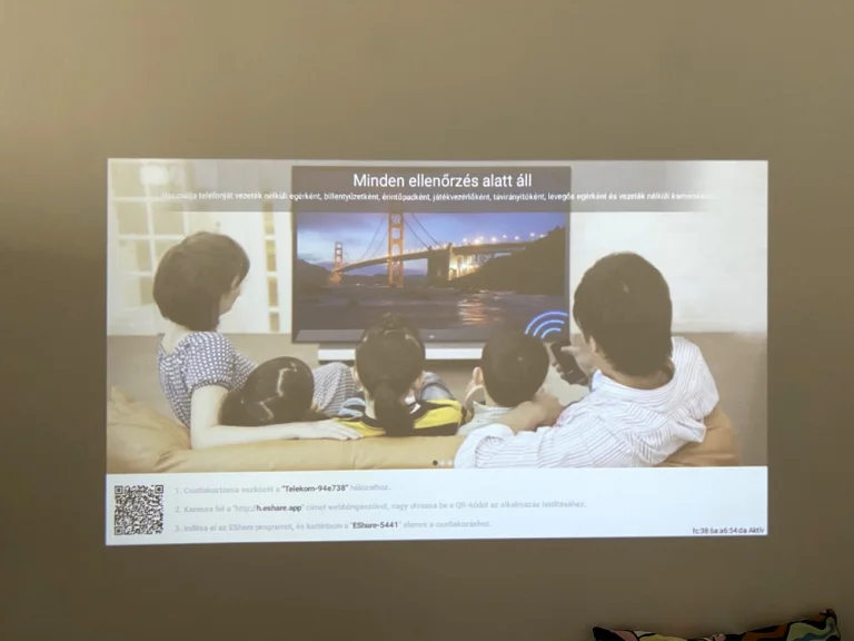 Prueba 1 del proyector Wanbo Dali 59