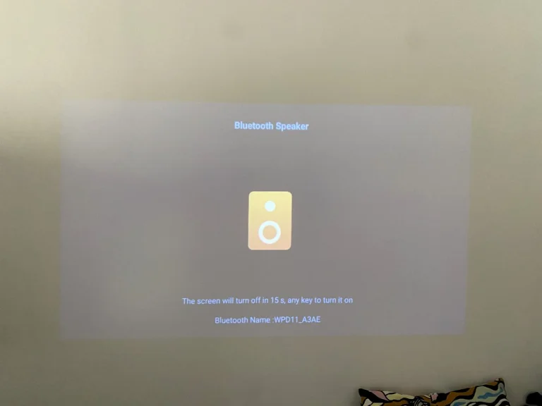 Prueba 1 del proyector Wanbo Dali 60