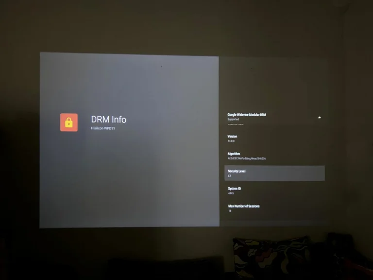 Prueba 1 del proyector Wanbo Dali 56