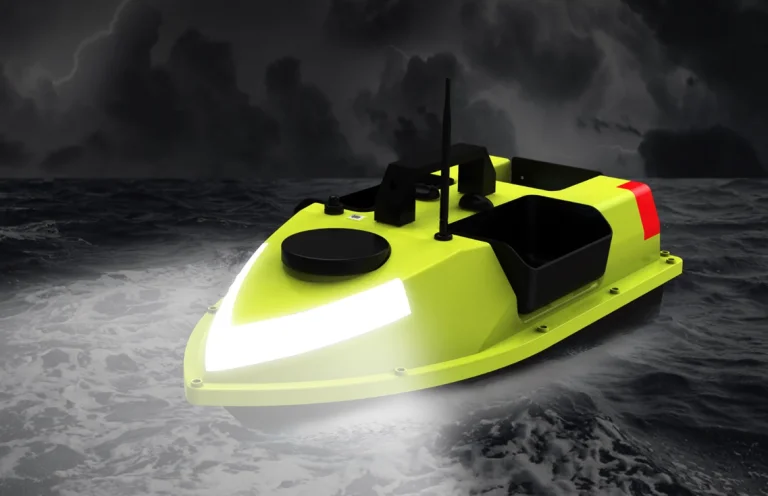 GPS feeder boat test