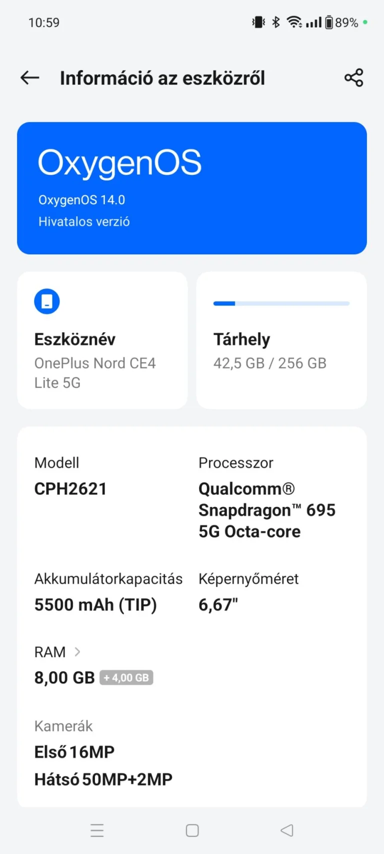 Prueba del teléfono inteligente OnePlus Nord CE4 Lite 5G 20