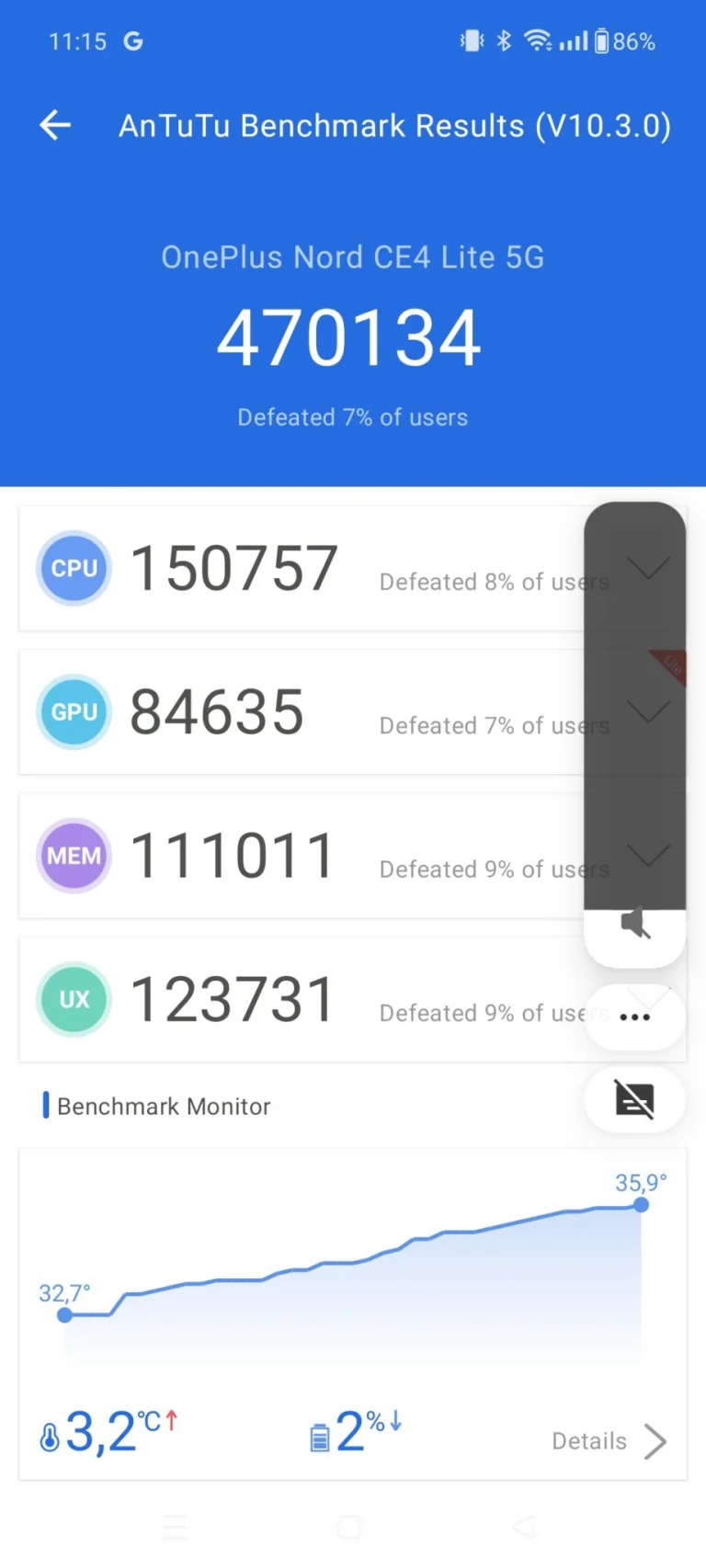 Prueba del teléfono inteligente OnePlus Nord CE4 Lite 5G 21