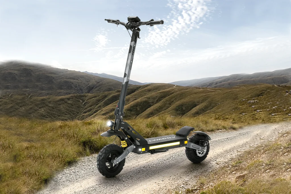 Essai 1 de la trottinette électrique ANGWATT CS1