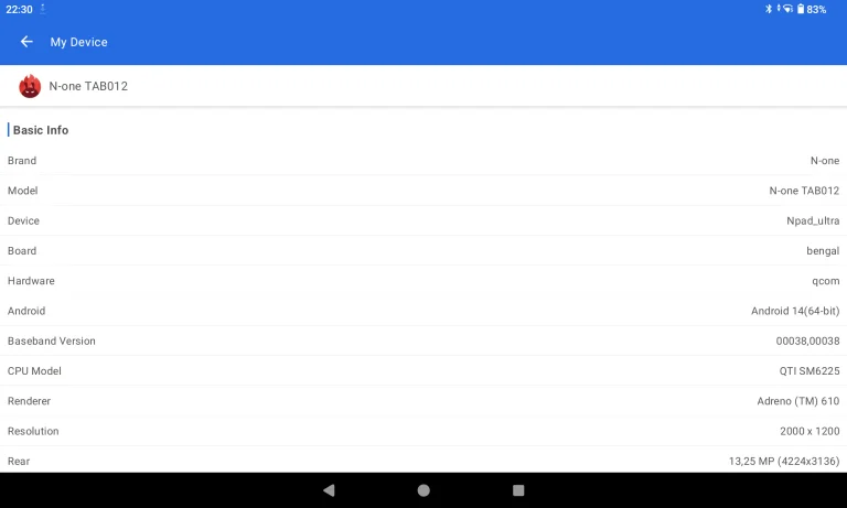 N-One Npad Ultra tablet test 29