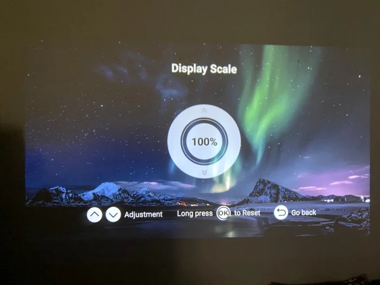 Test du projecteur Wanbo DaVinci 1 Pro 45