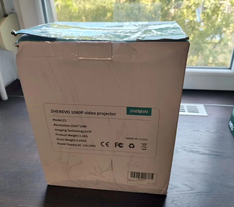 Prueba 1 del proyector Zhenevo Z9