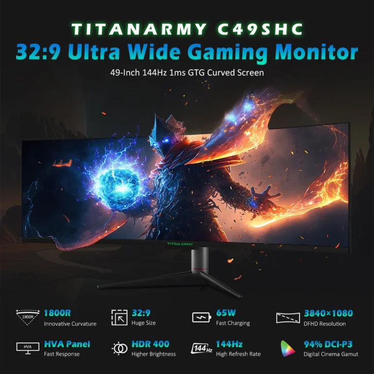 Prueba 49 del monitor gamer Titan Army C11SHC