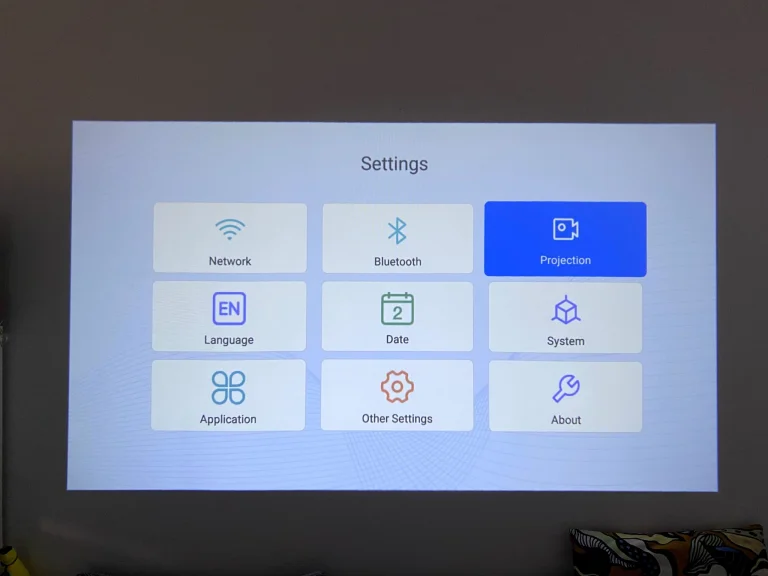 Test du projecteur Lenovo 100P 26