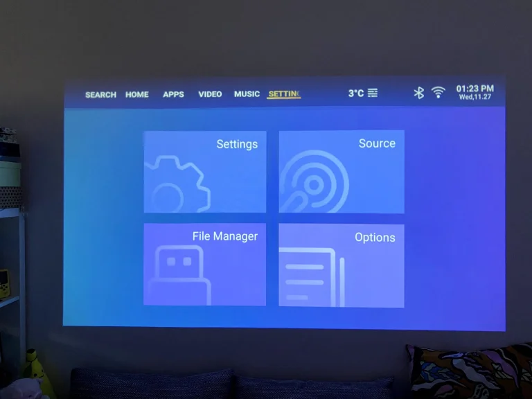 Test du projecteur Lenovo 100P 30