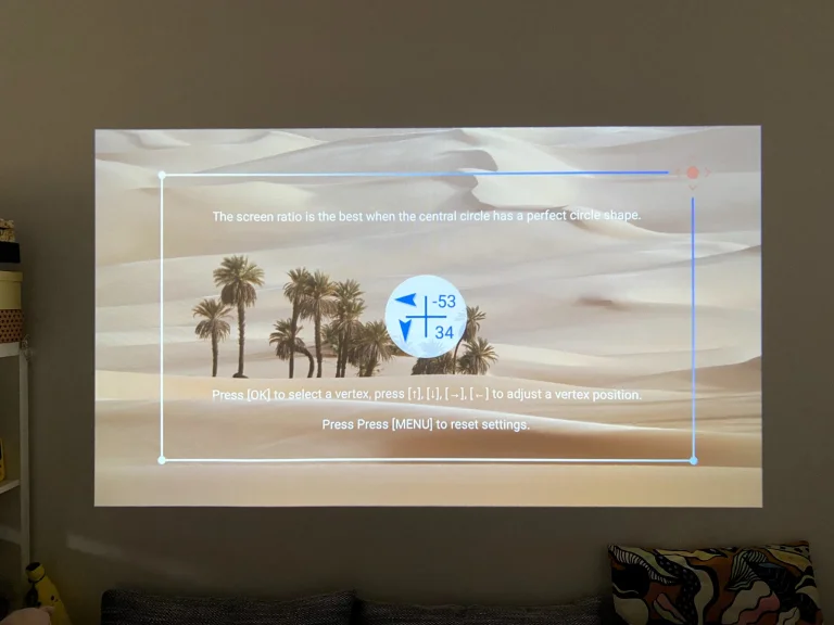 Test du projecteur Lenovo 100P 37